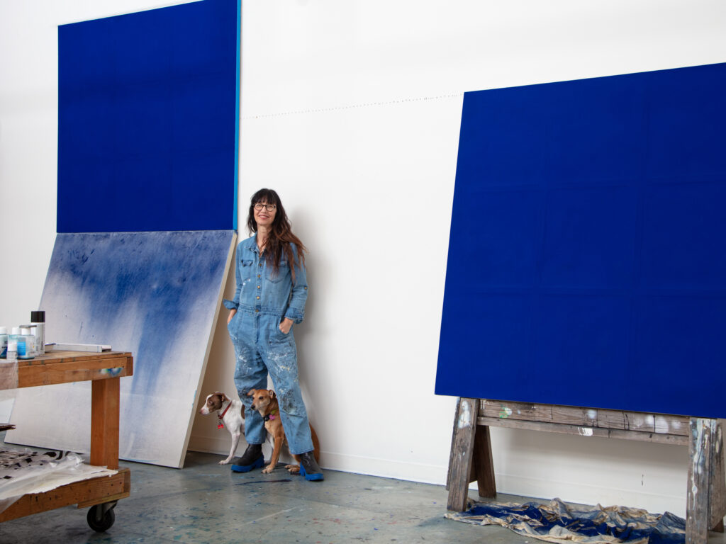 Claudia Parducci in her studio, 2024. Image by Deen Babakhyi