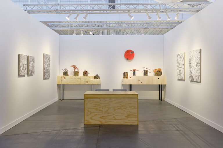 OCHI, Booth 502 at FOG Design+Art in San Francisco, CA with works by Sam Shoemaker and James Chronister.